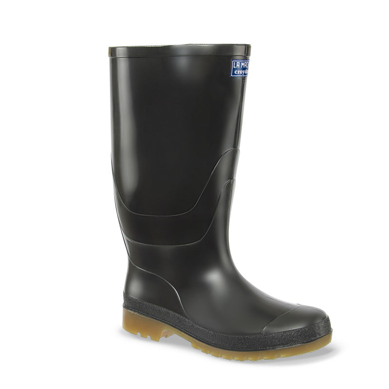 Croydon La Macha Alta Tall PVC Work Boots Black Waterproof Agriculture Poultry Farm Livestock