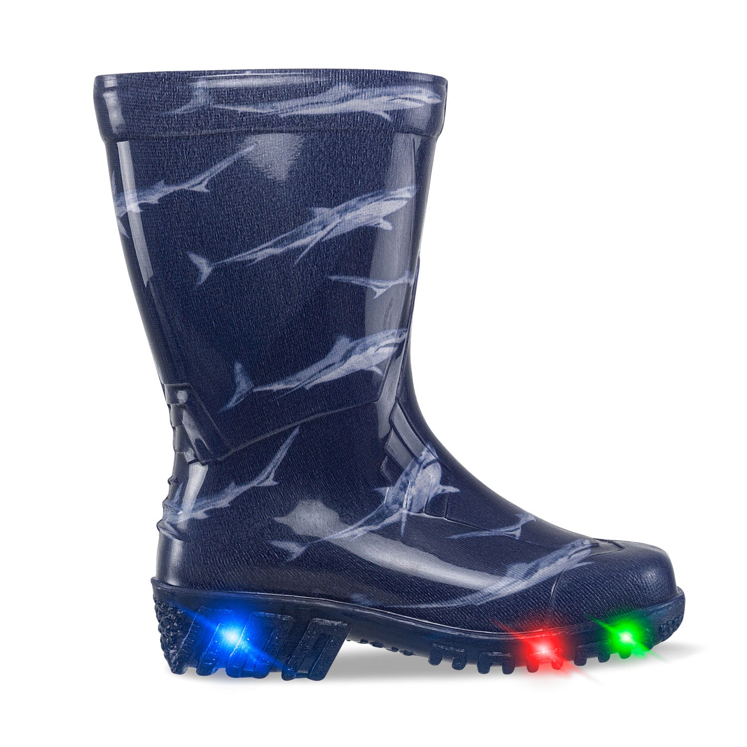 Croydon Acke Multicolor Kids Rain Boots Boys PVC Waterproof Multicolor Fun Design Outdoor