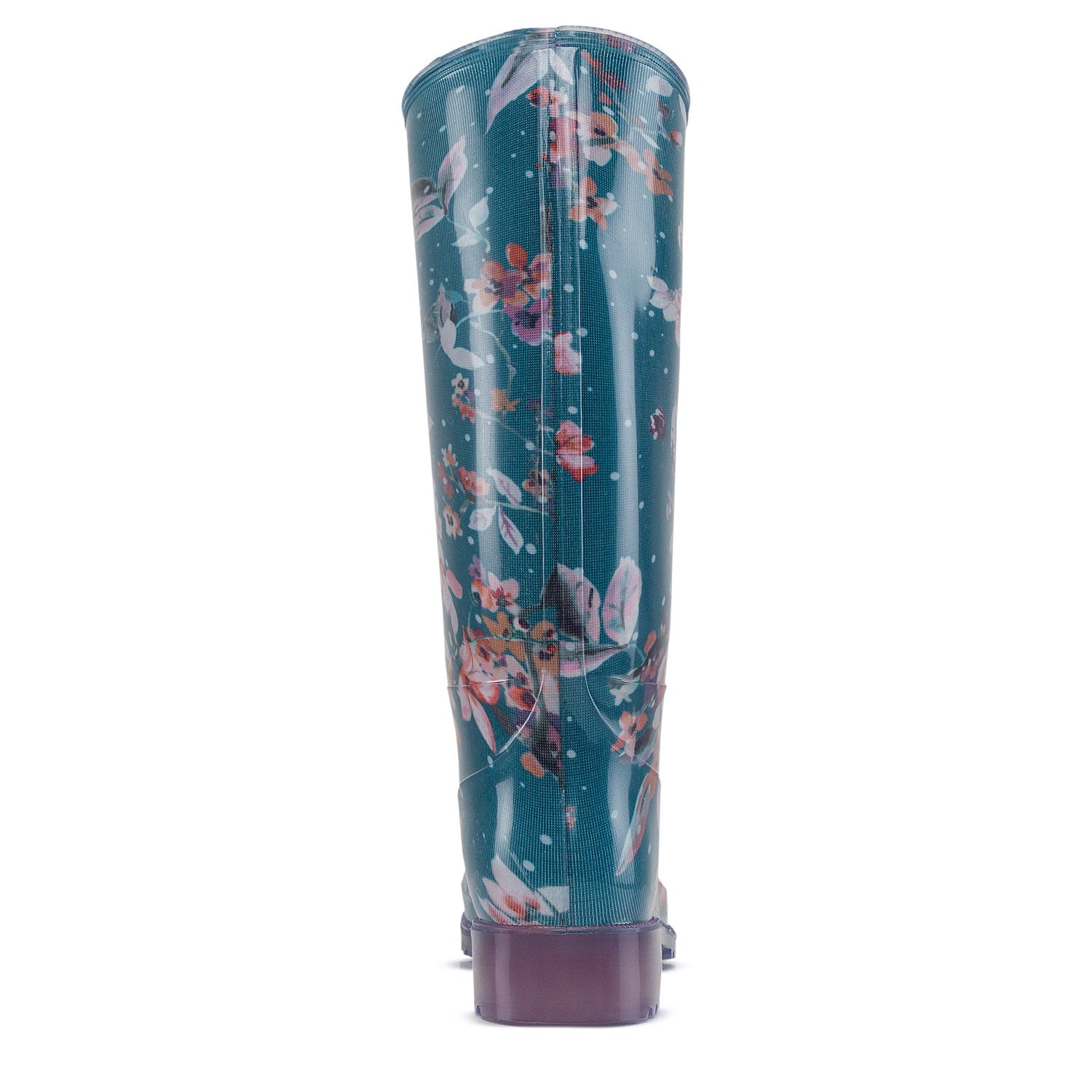 Croydon Tiffany Colors Women Rain Boots Floral Print Waterproof