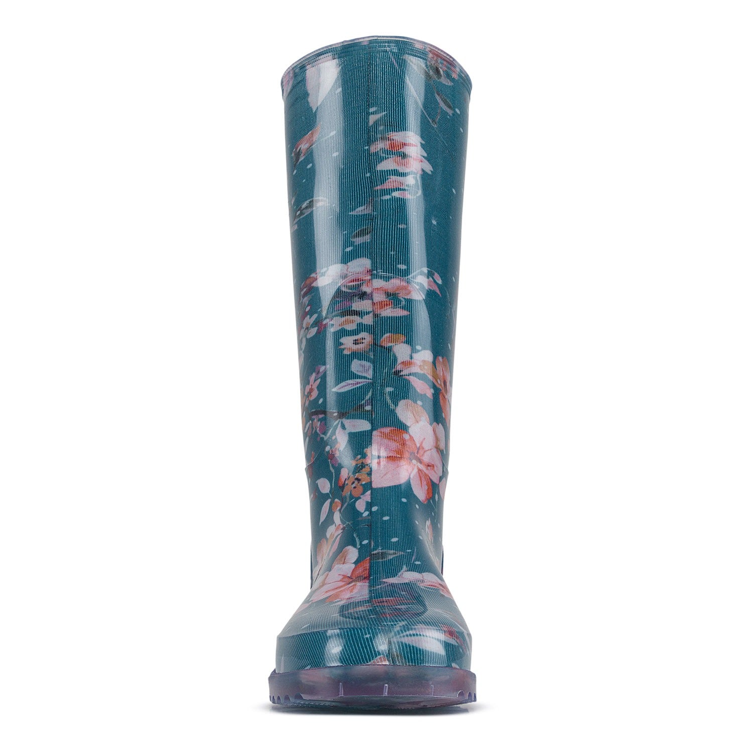 Croydon Tiffany Colors Women Rain Boots Floral Print Waterproof